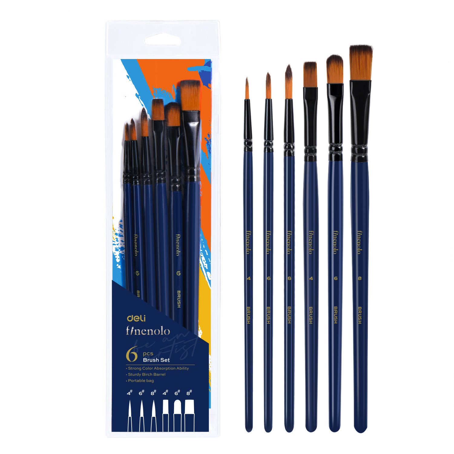 SET 6 PENSULE PROFESIONALE SOFT 3 VF ROTUND, 3 VF TESIT 4, 6, 8 DELI SET 6 PENSULE PROFESIONALE SOFT 3 VF ROTUND, 3 VF TESIT 4, 6, 8 DELI